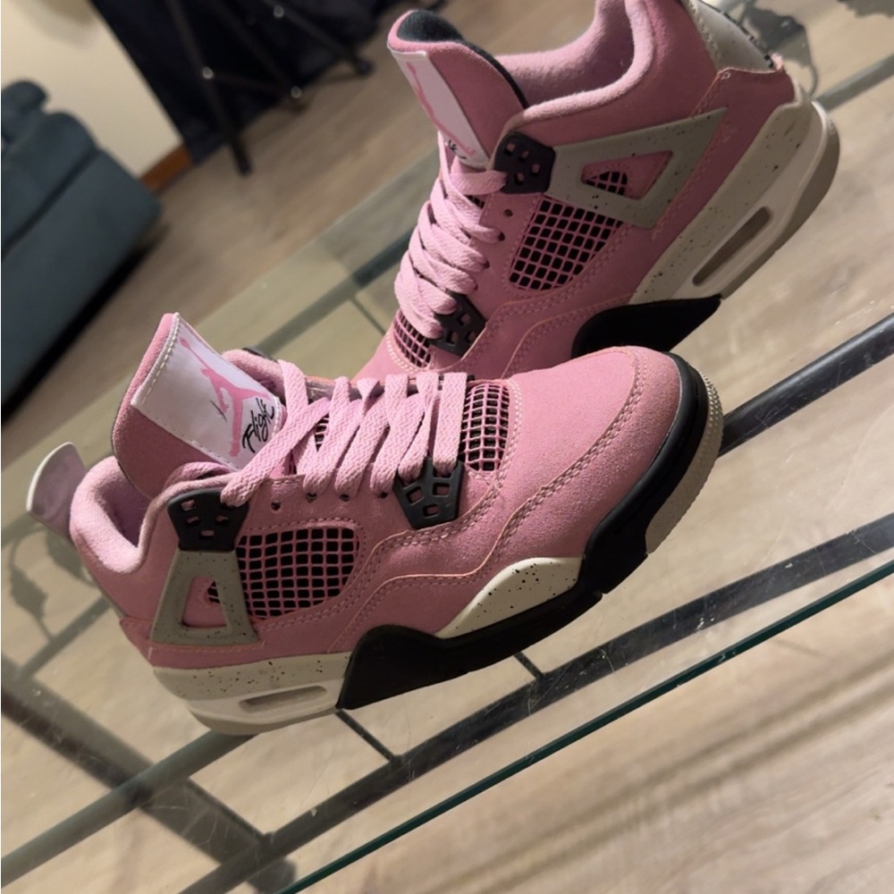 Jordan Pink and Black Women's Sneakers